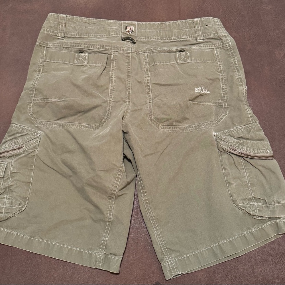 Olive Cargo Shorts